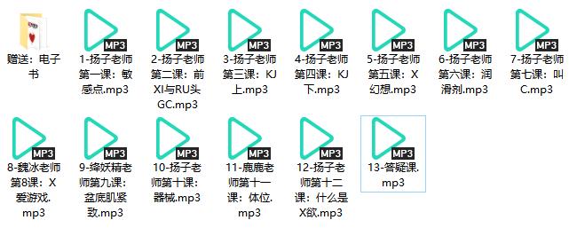 绛妖精《亲密关系》主题课