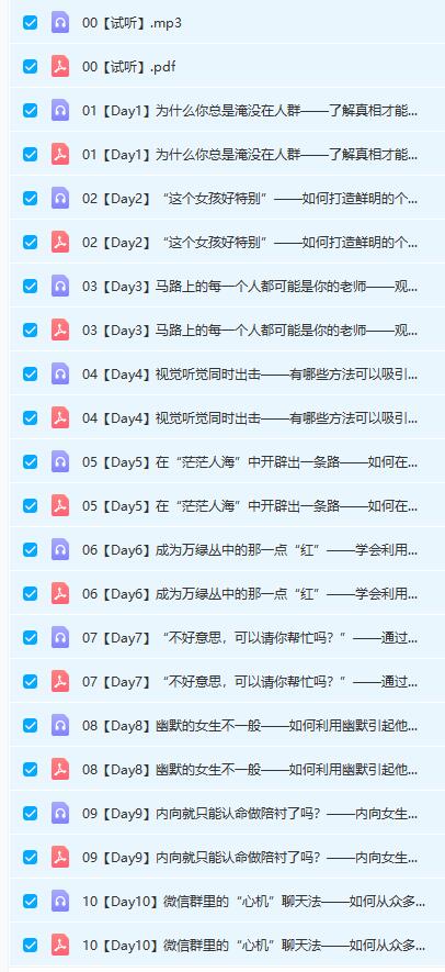 Chic原醉《现象级女孩养成术，快速吸引力法则（完结）》网盘下载