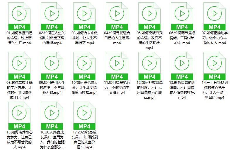 陆琪《人生成长系列课》