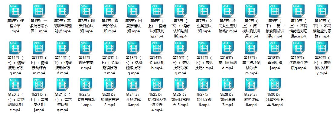浪迹《升华聊天集训营2.0》百度网盘下载