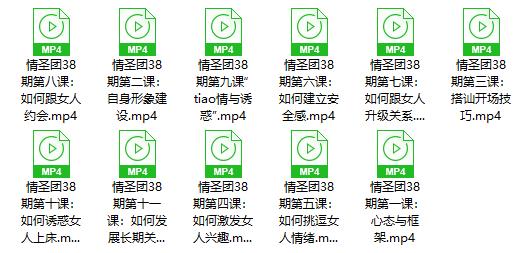 情圣团38期视频教程