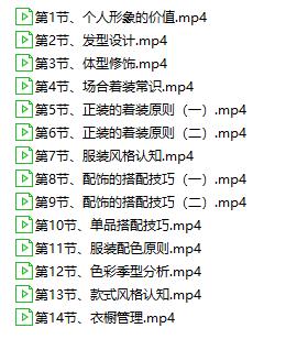 OS男士个人形象班第二期（中级版）VIP课程