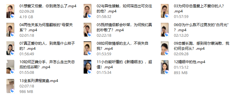 赛维爱情撞上心理学，提升恋商的必修课（13集视频）