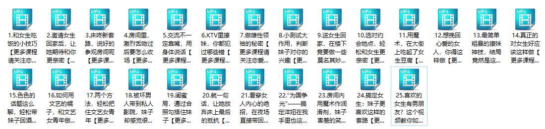 浪迹恋爱秘籍之把妹达人视频教程百度网盘下载