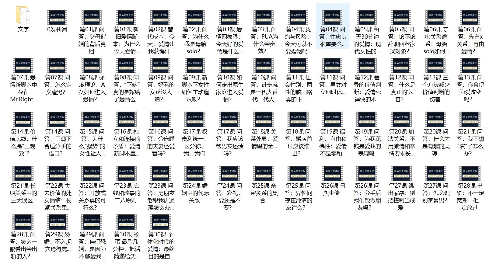 复旦沈奕斐《社会爱情思维课》网盘下载