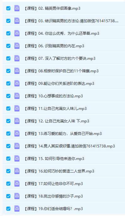 邵童《拥有高品质婚恋的秘密》完结
