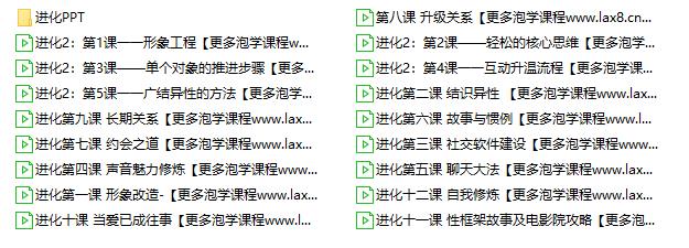 偷先生《进化》核心干货