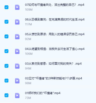 壹心理《如何拯救有毒的坏情绪》完结