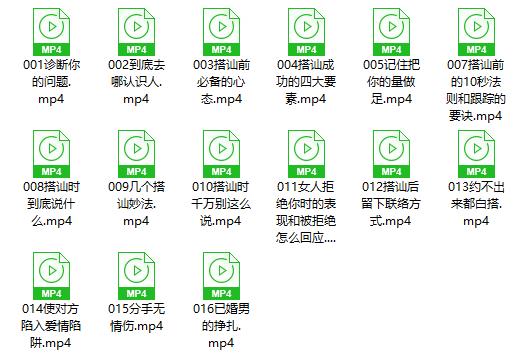 天下网校《10分钟学会追女孩》