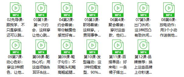 黄千泫《12堂脱单穿搭技巧：让男神对你一见钟情》价值199