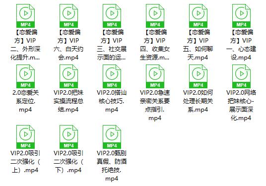 恋爱偏方《魅力重生计划》