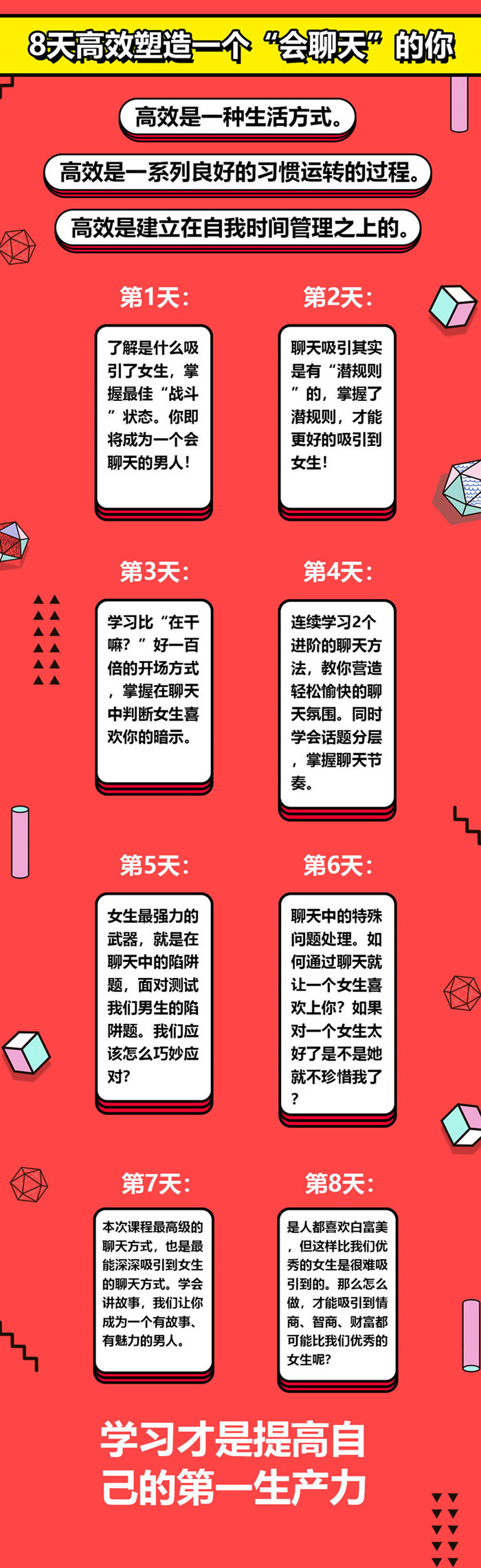 21123218521 (5.4GB)《晨哥聊天急训班》8小时,让你成为一个会聊天的男人!