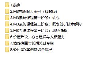 23075248819 黑猫染色体《终身制M3系统私教内部课程》