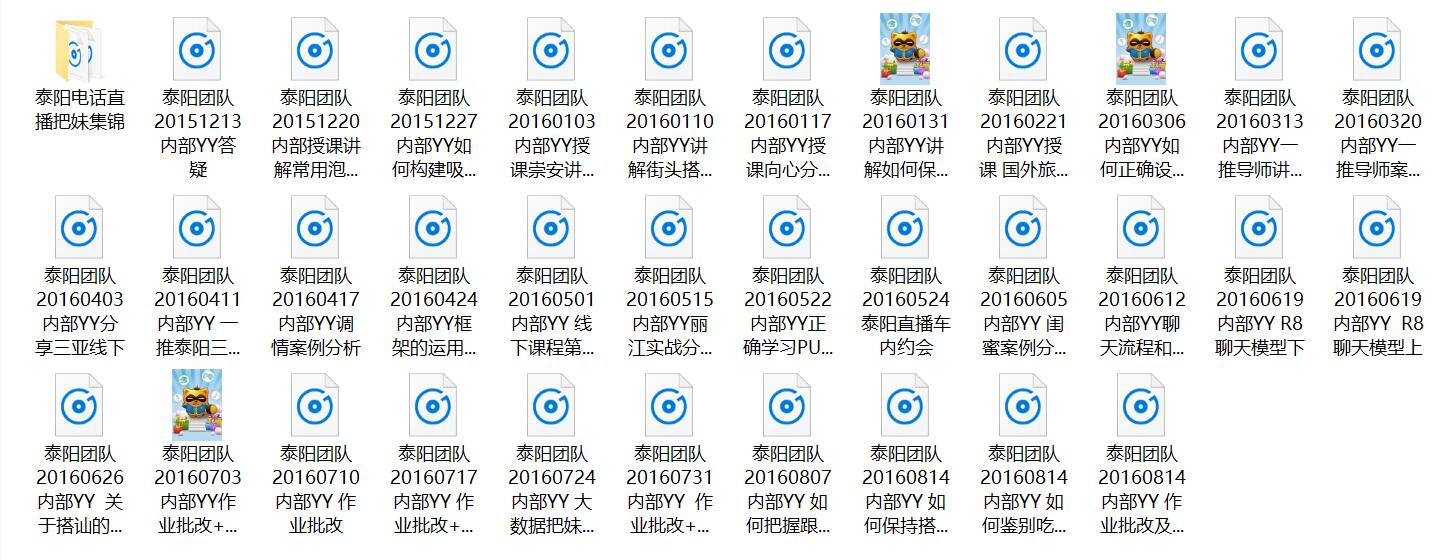 《泰阳YY内部录音》百度云下载