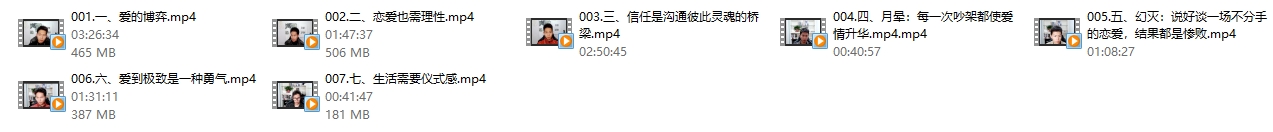 林老头《完美恋爱-长期关系的核心》
