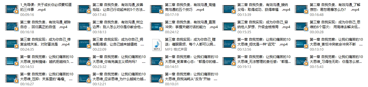 提升自信改善沟通关系的21堂视频课：扩展认知，成为你自己