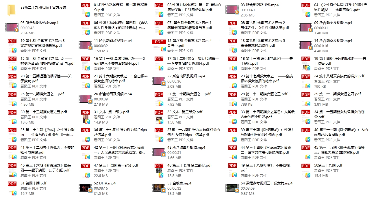 花痴女巫《性张力私域课程》