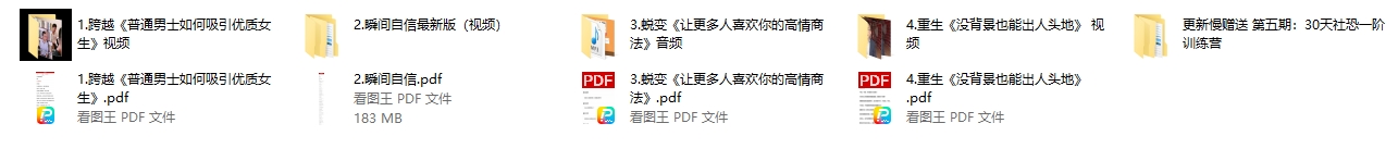 成真《瞬间自信+成熟自信的秘诀》