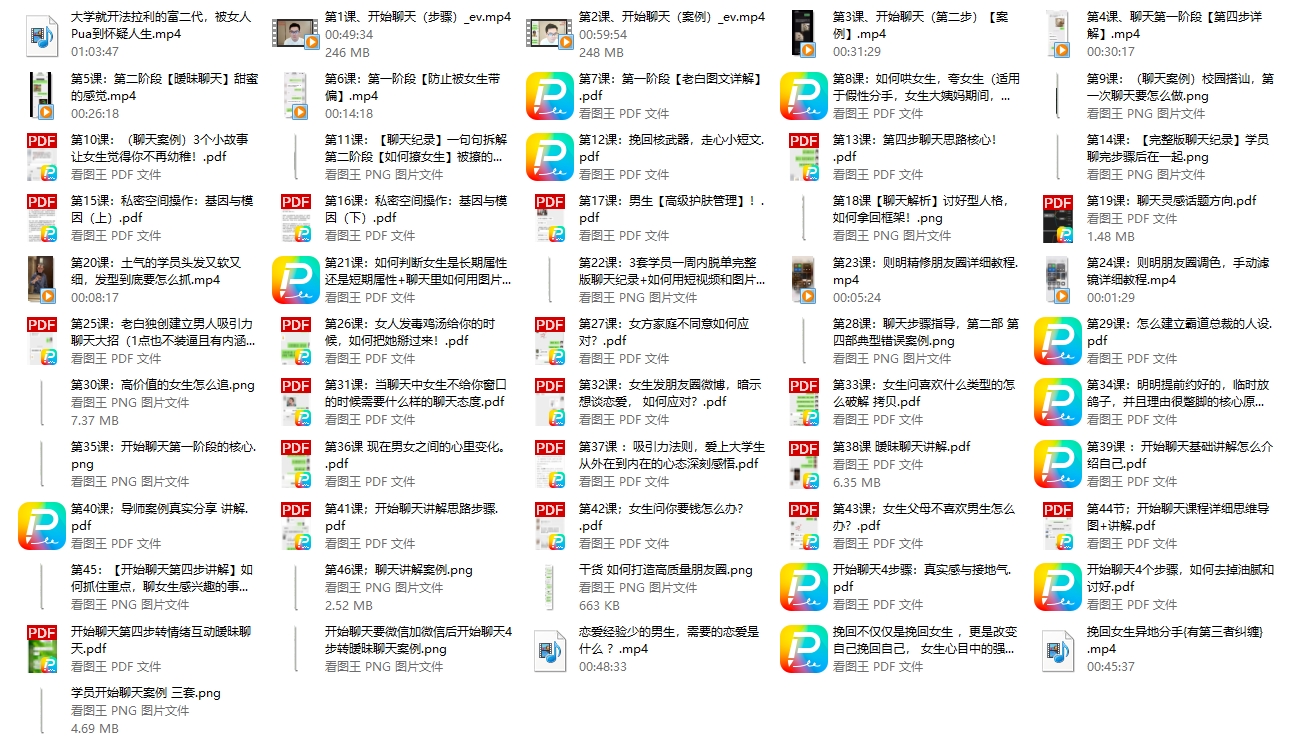 天边老白新课《一对一私教》