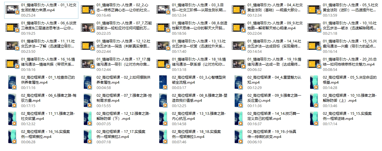 小怡子《人性+框架课》