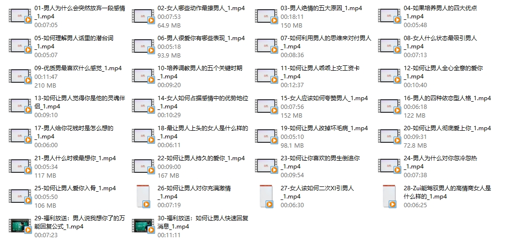 朕哥《情感认知提升课》