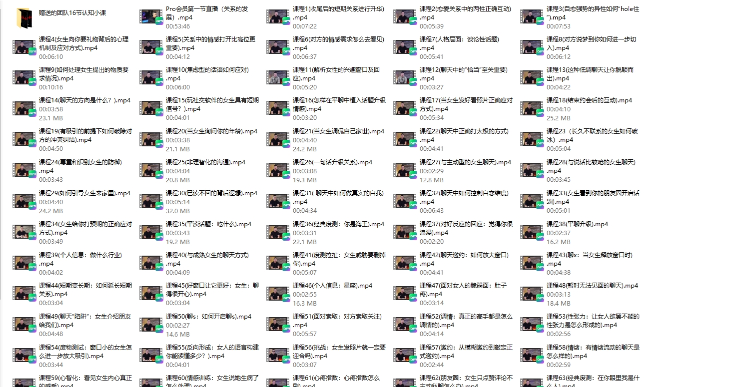 瑞恩年度pro会员课程（99节）+福利赠品