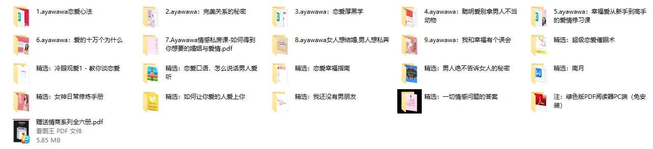 Ayawawa全套书籍20本