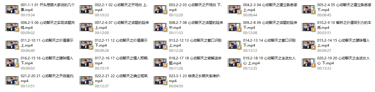 故事制造室《心动聊天》23节