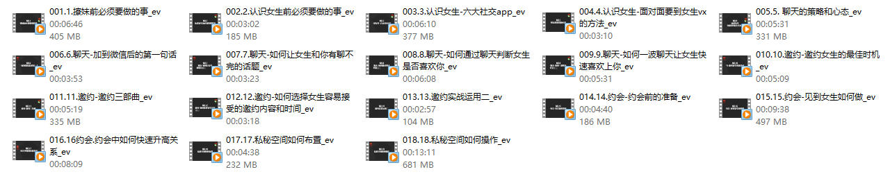 佳利高分课程《男性觉醒1.0》