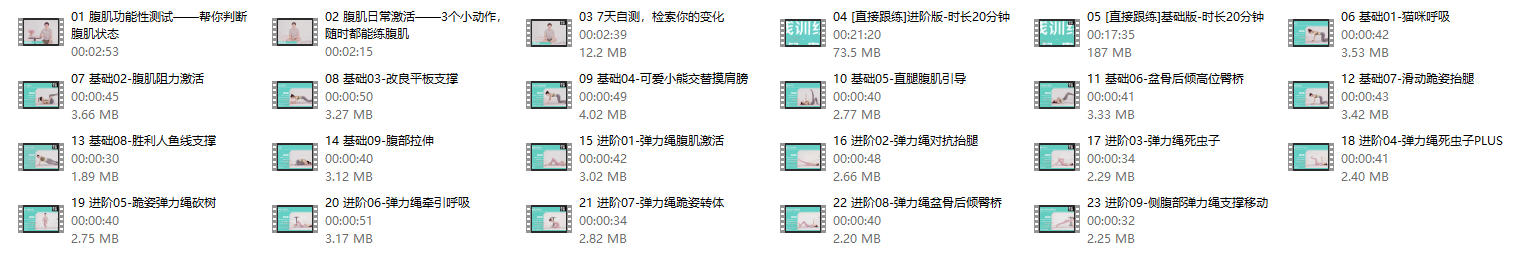 叔贵《马甲线训练课程》