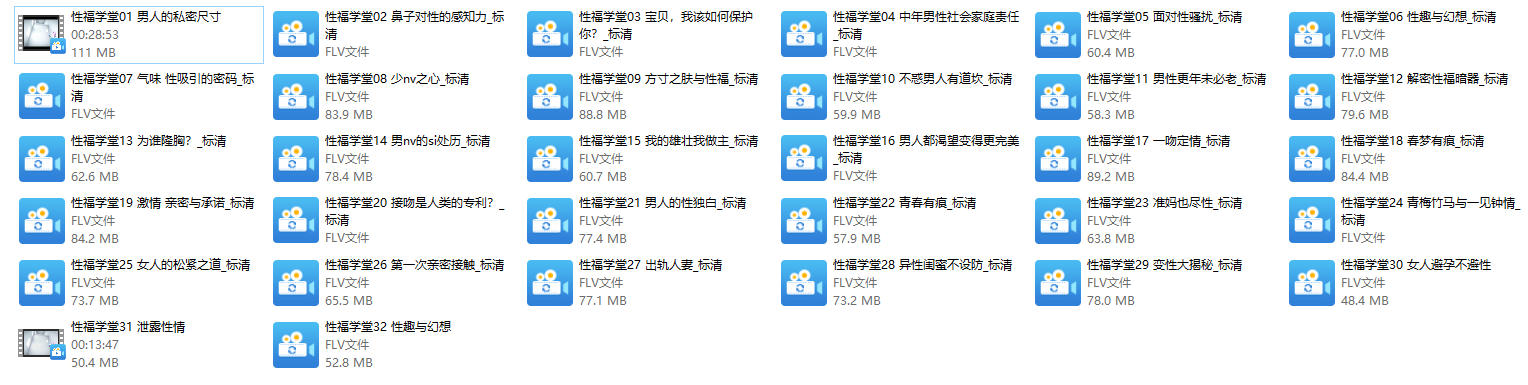 性福学堂（缺少的性教育）
