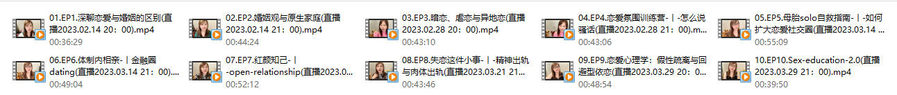 谢胜子《婚恋十讲》