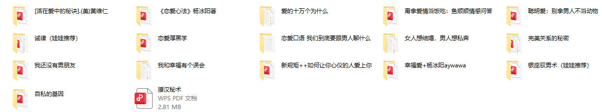 17本恋爱撩汉心法书籍