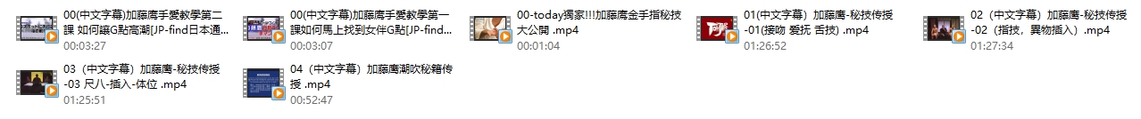 《加藤鹰真人之手》七集完整版