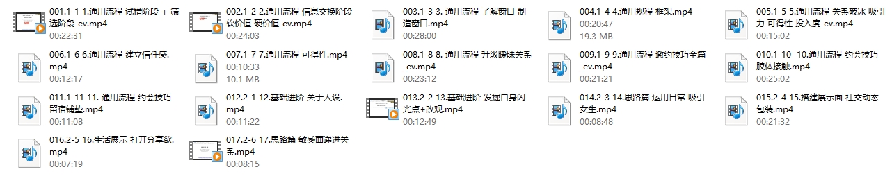 《流氓兔恋爱指导课》17节
