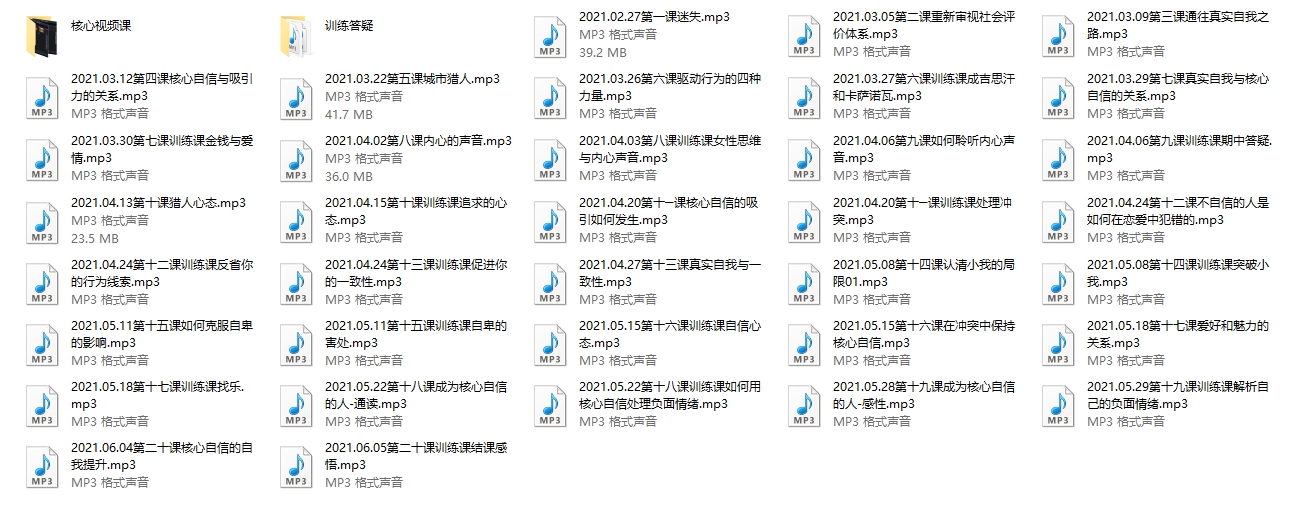 魔鬼交际学《核心自信课》（55节）